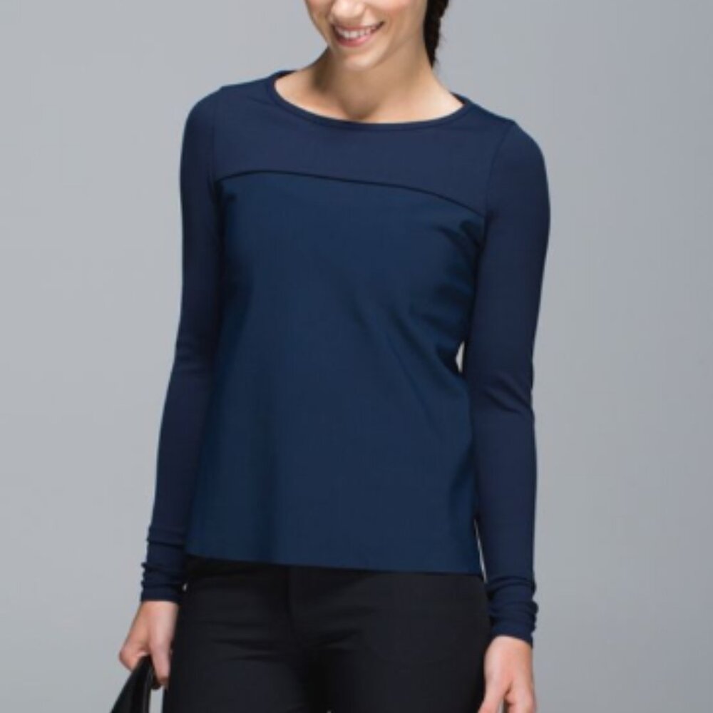 92. Lululemon Out Of This World Long Sleeve Inkwell
